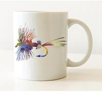 Pesca Con Mosca Tazón De Café Novedad Tazas De Regalo Graciosa Tazas Té Regalos Divertidos Para Navidad Colegas Oficina 330Ml