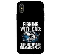 Pesca con papá: ¡El plan de relajación definitivo! Carcasa para iPhone X/XS