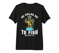 Pesca Cristiana Jesus Llamado Pescado Amante Pescador Camiseta Premium