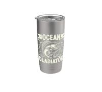 Pesca de gladiadores en el Vaso térmico de acero inoxidable de doble pared