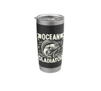 Pesca de gladiadores en el Vaso térmico de acero inoxidable de doble pared
