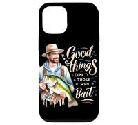 Pesca de lubina | Las Cosas Buenas Vienen a los Que ceban Carcasa para iPhone 12/12 Pro