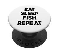 Pesca Divertida: Come Duerme, Repite Peces PopSockets PopGrip Adhesivo