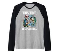 Pesca Divertida Esta Vez es Personal Camiseta Manga Raglan