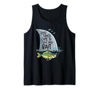 Pesca Divertida Las Cosas Buenas Vienen a Aquellos Que ceban Camiseta sin Mangas
