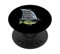 Pesca Divertida No Siempre Estoy gruñón A Veces Estoy pescando PopSockets PopGrip Adhesivo