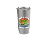 Pesca - Don't Be Dumb Bass - Funny Dad Vaso térmico de acero inoxidable de doble pared