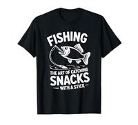 Pesca El arte de atrapar bocadillos con un palo Camiseta