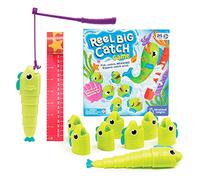 Learning Resources- Reel Big Catch Game Pescado Pesca el pez más Grande tempranas Preescolar aprendan a medir, Juego de matemáticas, 2 a 3 Jugadores, niñas de 3+ años, Multicolor, Medium (EI-1708)