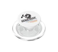 Pesca en el río Kenai Alaska PopSockets PopGrip para MagSafe
