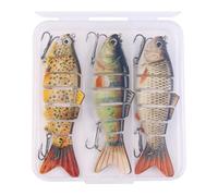 Pesca engaños múltiples Conjuntos Kits de Pesca Lenta hundimiento Realista Swimbait biónico para Agua Dulce calabozos de Agua Salada Trouta de bajo