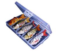 Pesca engaños múltiples Conjuntos Kits de Pesca Lenta hundimiento Realista Swimbait biónico para Agua Dulce calabozos de Agua Salada Trouta de bajo