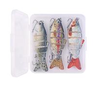Pesca engaños múltiples Conjuntos Kits de Pesca Lenta hundimiento Realista Swimbait biónico para Agua Dulce calabozos de Agua Salada Trouta de bajo