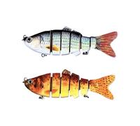 Pesca engaños múltiples Conjuntos Kits de Pesca Lenta hundimiento Realista Swimbait biónico para Agua Dulce calabozos de Agua Salada Trouta de bajo