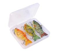 Pesca engaños múltiples Conjuntos Kits de Pesca Lenta hundimiento Realista Swimbait biónico para Agua Dulce calabozos de Agua Salada Trouta de bajo