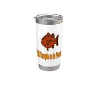 Pesca Frases Divertidas Mi Terapia Aficionados Vaso térmico de acero inoxidable de doble pared