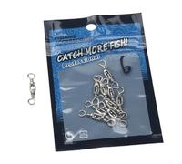 Pesca giratoria de acero inoxidable resistente para pesca de bagre Mako y atún con sistema de conexión dual para anillo (6)