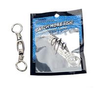 Pesca giratoria de acero inoxidable resistente para pesca de bagre Mako y atún con sistema de conexión dual para anillo (9/0)