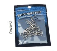 Pesca giratoria de acero inoxidable resistente para pesca de bagre Mako y atún con sistema de conexión dual para anillo (2)