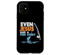 Pesca Incluso Jesús Tenía Historia De Peces Cristianos Hombres Mujeres Niños Carcasa para iPhone 11