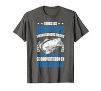 Pesca Mejores Se Convirtieron En Pescadores Pescador Camiseta, Hombre, Asfalto, 6XL
