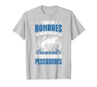 Pesca Mejores Se Convirtieron En Pescadores Pescador Camiseta, Hombre, Plata, XXL