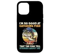 Pesca Pescado Contar Historias Divertido Pescador Chiste Mujeres Hombres Niños Carcasa para iPhone 12/12 Pro