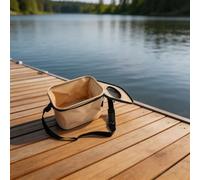 Pesca Portátil EVA 35cm Impermeable Pesca Portátil EVA 35cm(30CM) | Tapa malla cremallera, ventilación óptima, visibilidad total, ideal cebo , camping senderismo