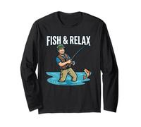Pesca & Relax Modo Pesca Carrete Exterior En Relajación Manga Larga