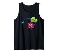 Pesca Remolacha Lindo pescador pescador Camiseta sin Mangas