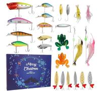Pesca Señuelos Accesorios Kit Con Caja, Accesorios De Pesca, Set De Cebos, Incluido La Caja Tackle, Ganchos, Tijeras, Adecuado Para Padre, Hermano, Amigo