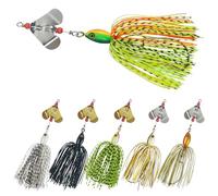 Pesca Spinnerbait Señuelos Buzzbait Spinners Kit Jig Señuelo de Pescado Topwater Multicolor Swimbait para Bass Pike Trucha Pesca
