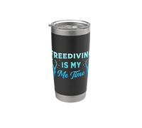 Pesca submarina Apnea Ocean Apnoe Fans Apnea Freediving es mi tiempo para mí Vaso térmico de acero inoxidable de doble pared