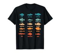 Pesca Tipos de Especies de Peces de Agua Dulce Biología Camiseta