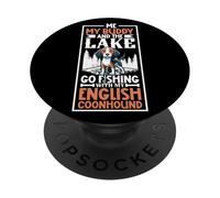 Pesca y American English Coonhound PopSockets PopGrip Adhesivo