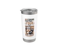 Pesca y Australian Silky Terrier Vaso térmico de acero inoxidable de doble pared
