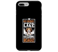 Pesca y Beagle Carcasa para iPhone 7 Plus/8 Plus
