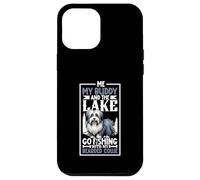 Pesca y Bearded Collie Carcasa para iPhone 12 Pro MAX