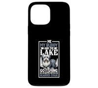 Pesca y Bearded Collie Carcasa para iPhone 13 Pro MAX