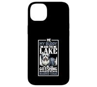 Pesca y Bearded Collie Carcasa para iPhone 14 Plus