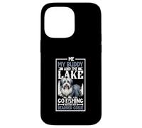 Pesca y Bearded Collie Carcasa para iPhone 14 Pro MAX