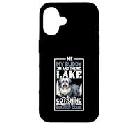 Pesca y Bearded Collie Carcasa para iPhone 16