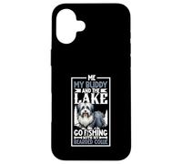 Pesca y Bearded Collie Carcasa para iPhone 16 Plus