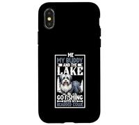 Pesca y Bearded Collie Carcasa para iPhone X/XS