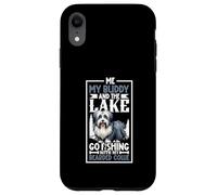 Pesca y Bearded Collie Carcasa para iPhone XR