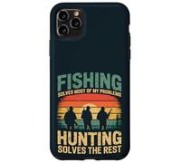 Pesca Y Caza Resuelve Mis Problemas Divertido Al Aire Libre Carcasa para iPhone 11 Pro Max