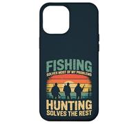Pesca Y Caza Resuelve Mis Problemas Divertido Al Aire Libre Carcasa para iPhone 12 Pro Max