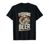 Pesca Y Cerveza Que Más Hay Bajo Retro Camiseta
