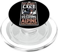Pesca y Dachsbracke Alpino PopSockets PopGrip para MagSafe