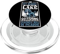 Pesca y Epagneul Bleu de Picardie PopSockets PopGrip para MagSafe